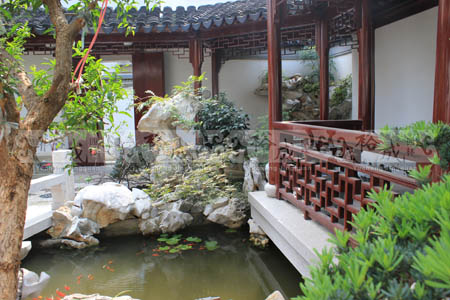 名称: 苏州南园公寓104幢古建花园
